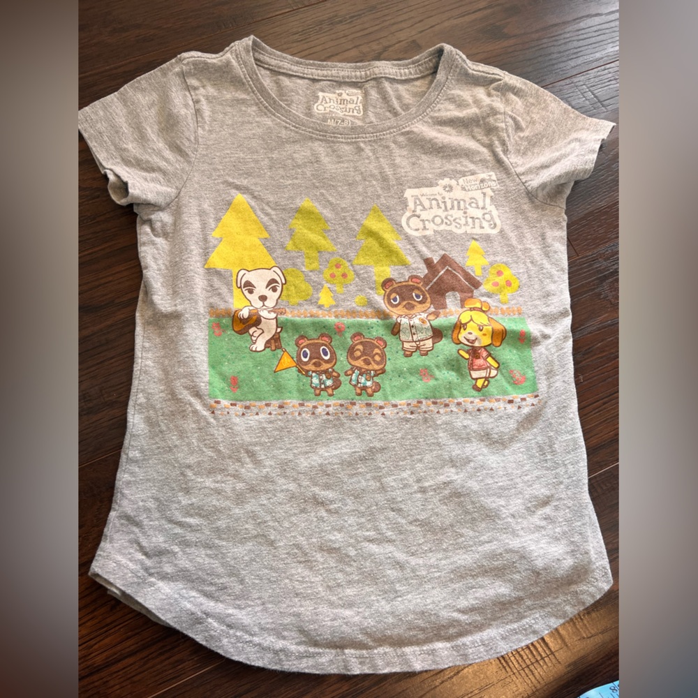 Animal crossing kids tee M 7-8